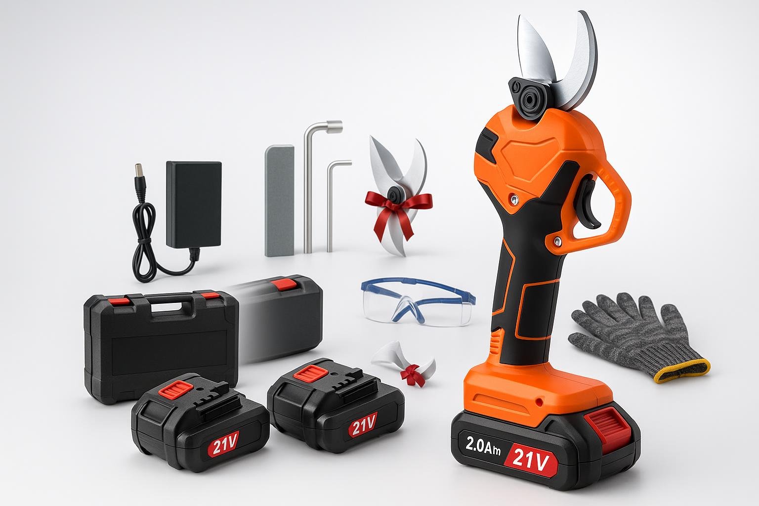 Forbici da potatura elettriche 40 mm in forte sconto: potare alberi da frutto e viti senza sforzo