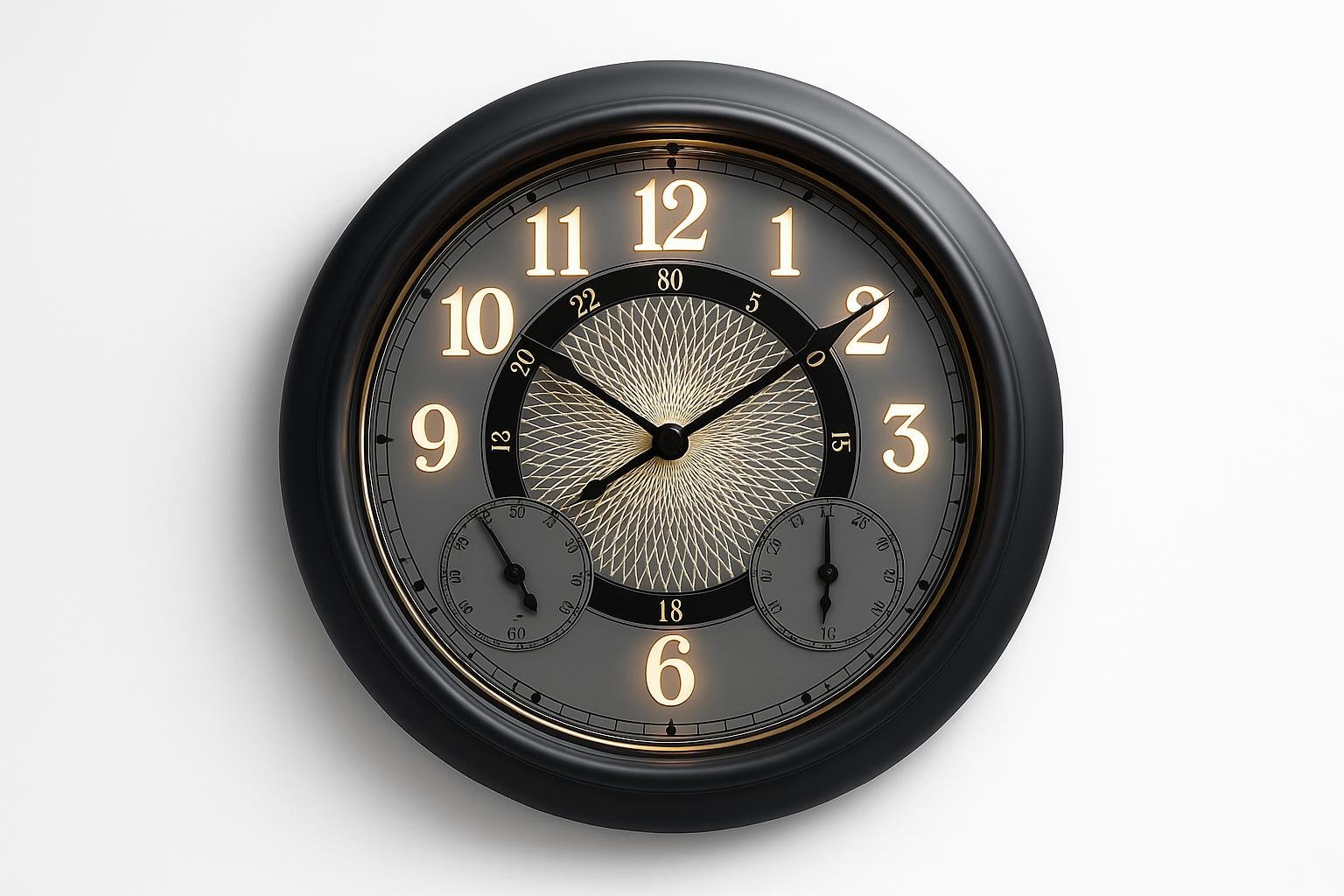 Orologio da esterno Pytha Sight, illuminato e impermeabile per tenere d’occhio clima e tempo in giardino