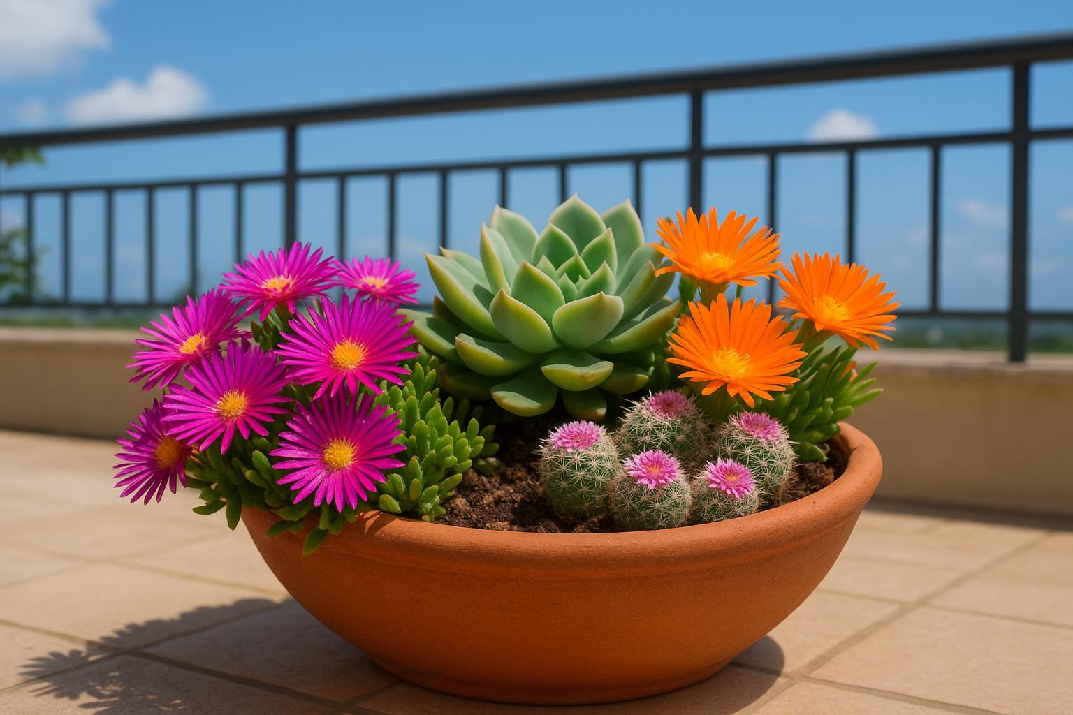 Piante grasse da fiore per terrazzi di aprile: varietà colorate oltre le solite succulente