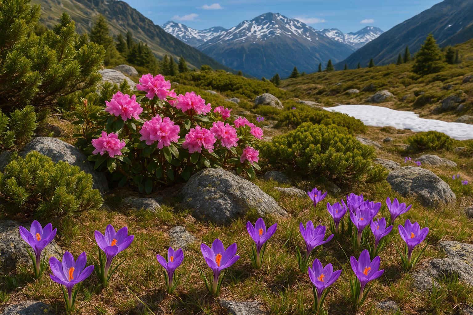 Piante da esterno per giardini di montagna: specie che resistono a notti fredde di aprile