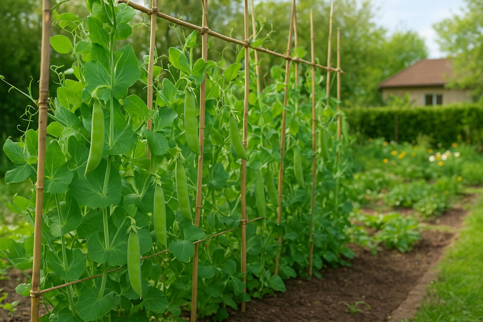 Coltivare piselli rampicanti in aprile: sostegni, semina e raccolti per l’orto di famiglia