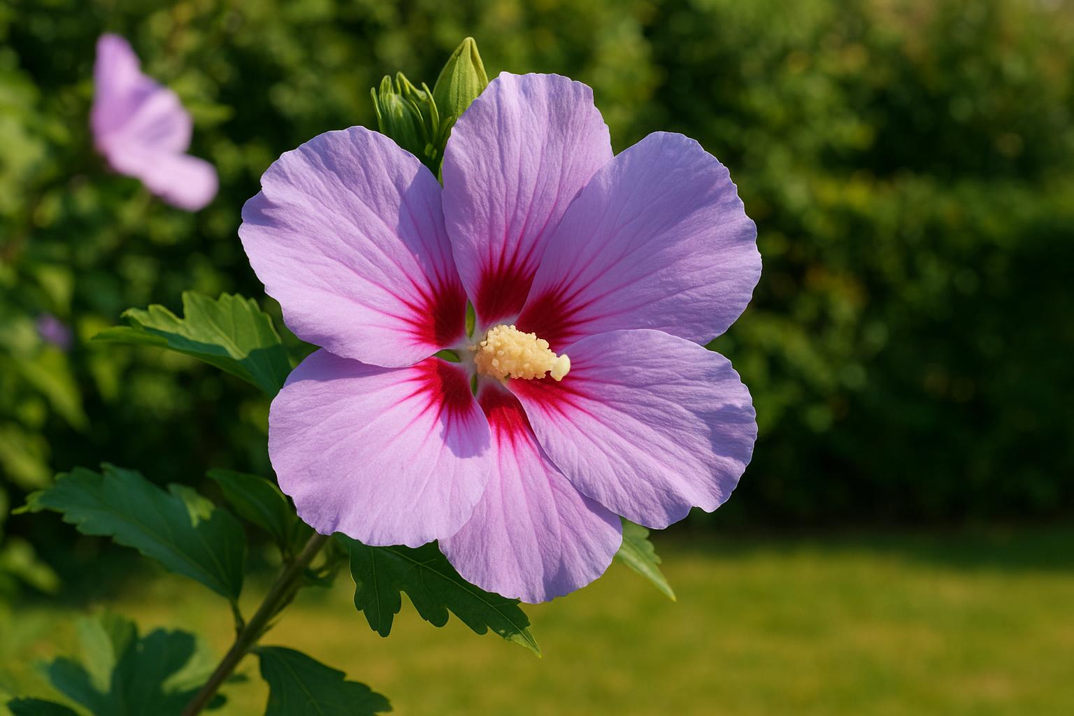 Hibiscus syriacus in giardino: come coltivare l’arbusto che fiorisce da luglio a settembre