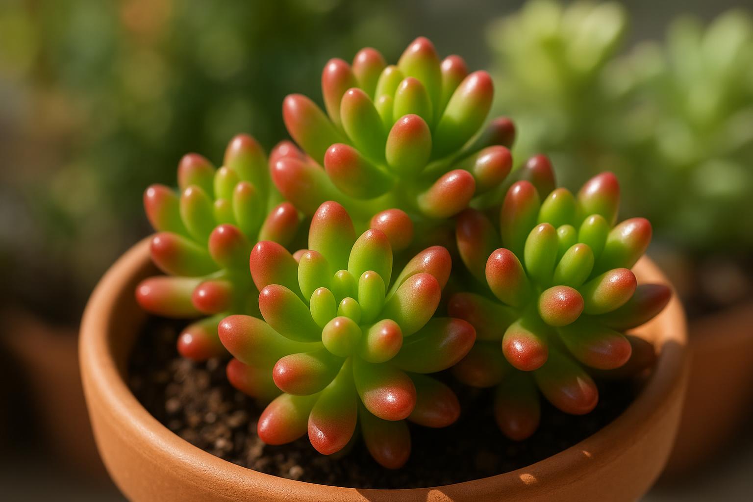 Sedum rubrotinctum (piante grasse a gocce): come coltivare e moltiplicare questa succulenta colorata