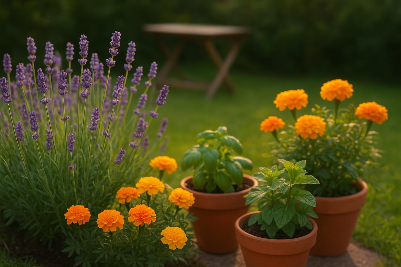 Fiori che tengono lontane le zanzare: tagete, lavanda e altre specie da piantare a maggio