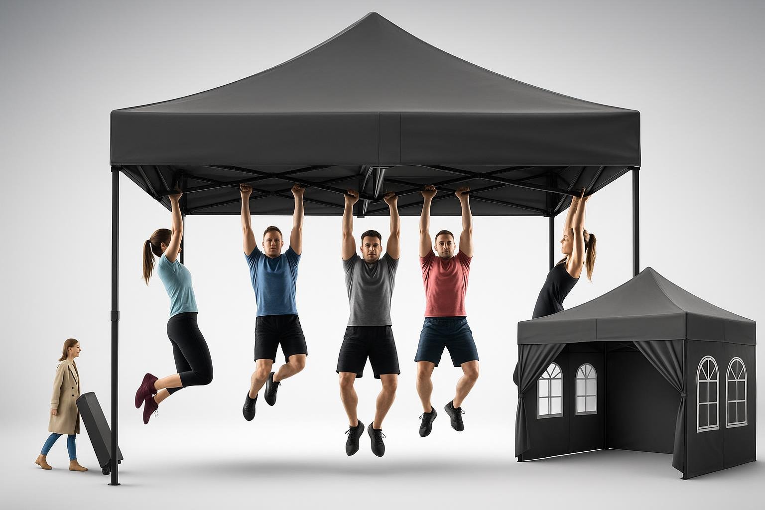 Gazebo pieghevole Devoko 3x3 in offerta su Amazon: ombra immediata per giardino e orto