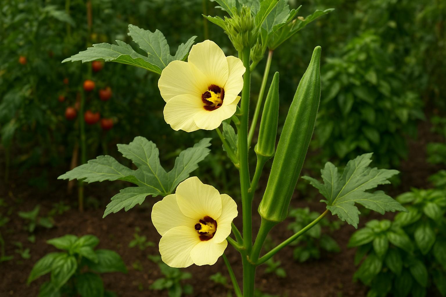 Coltivare l’okra nell’orto domestico: guida pratica per climi temperati