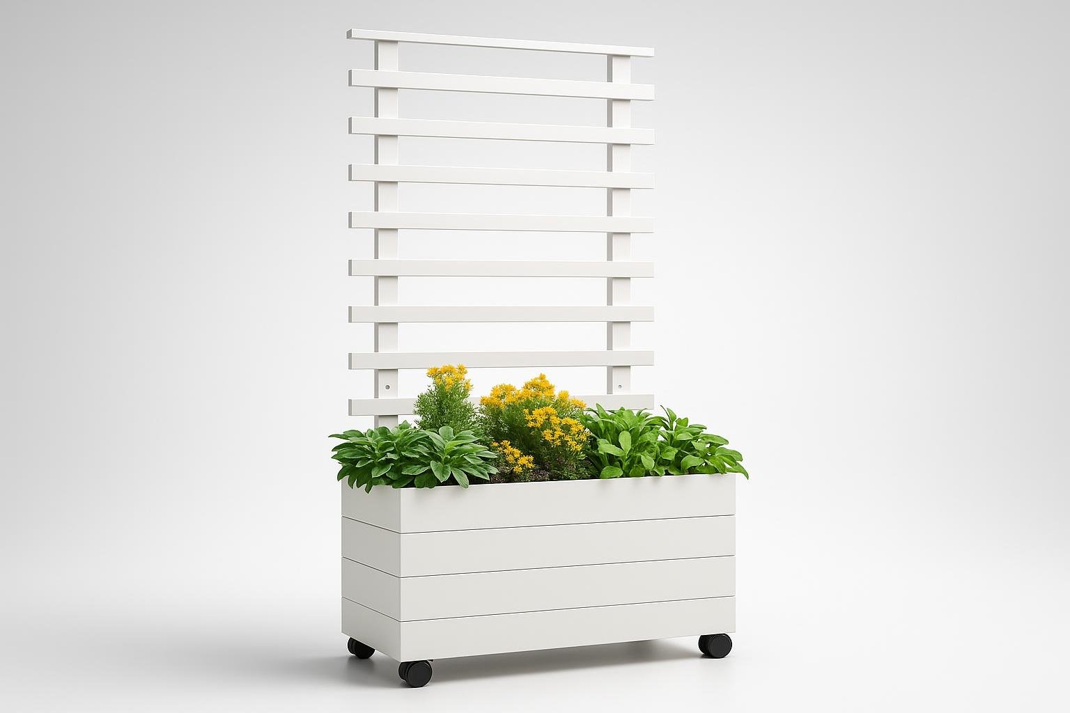 Fioriera rialzata verticale Outsunny con traliccio, in offerta su Amazon per creare un orto in poco spazio