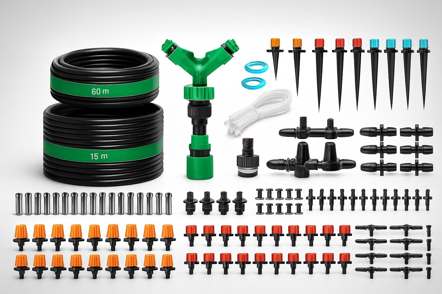 Kit di irrigazione a goccia per aiuole di maggio: come sceglierlo e installarlo senza sbagliare