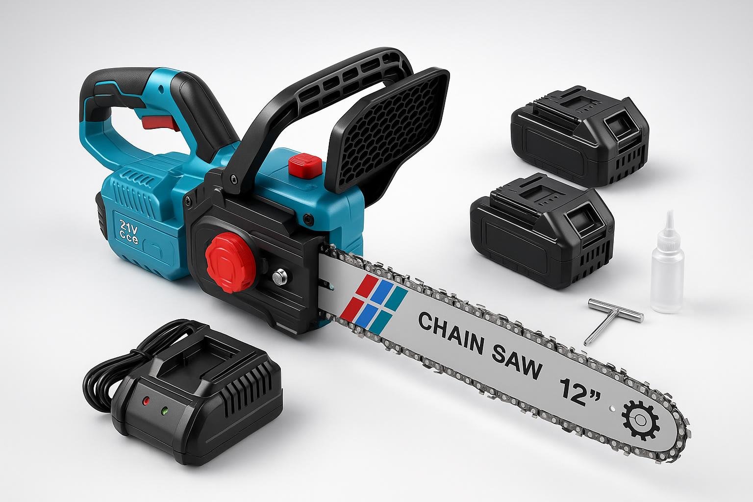 Motosega a batteria brushless 12″ compatibile Makita, la soluzione compatta per potare senza fatica