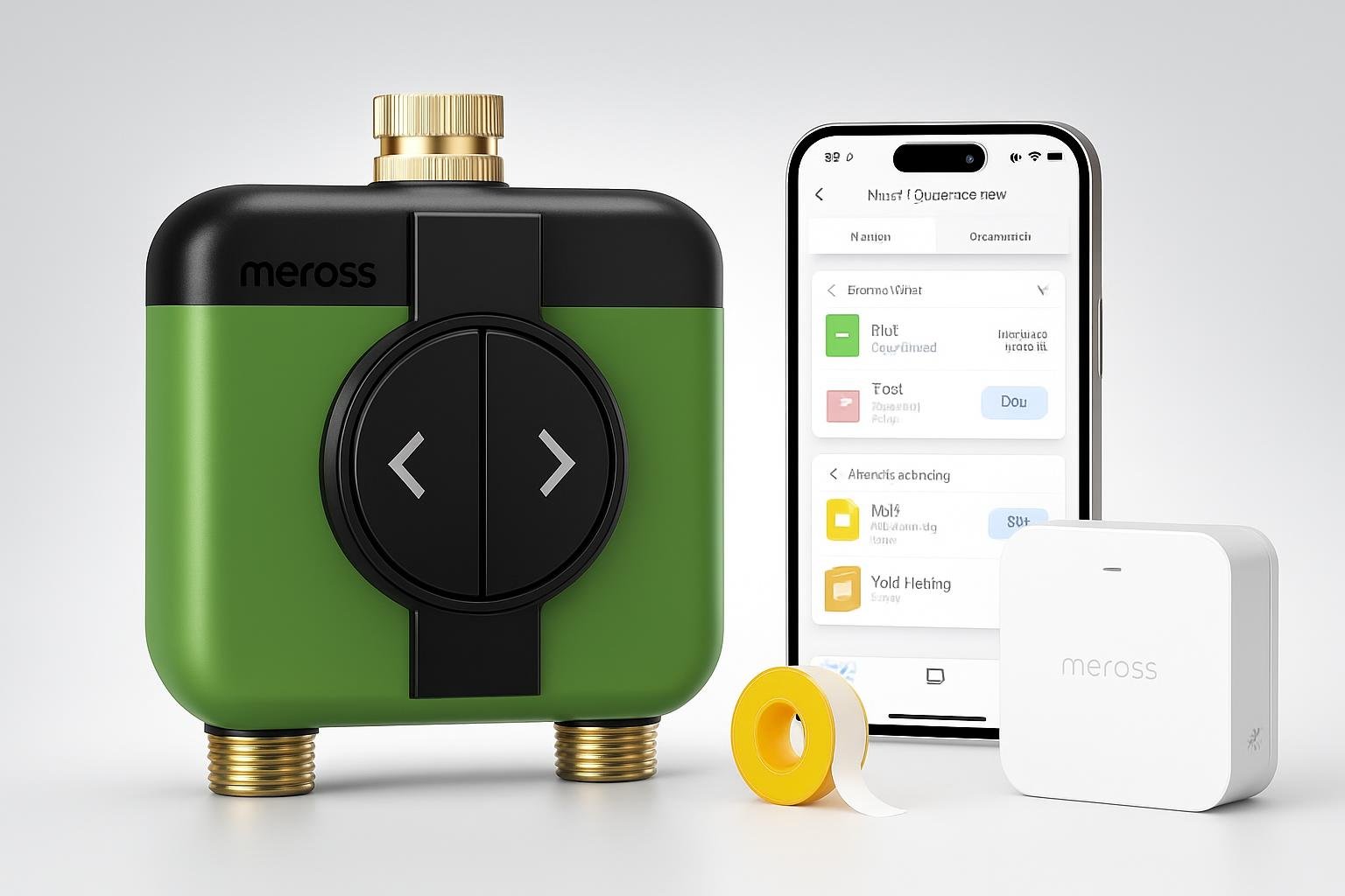Meross centralina irrigazione WiFi 2 vie, controllo smart dell’acqua per orto e giardino
