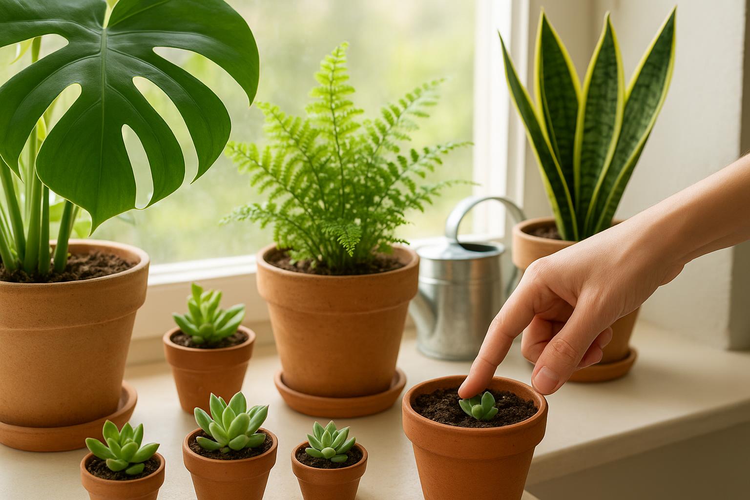 Piante da interno in primavera avanzata: come regolare le annaffiature senza errori
