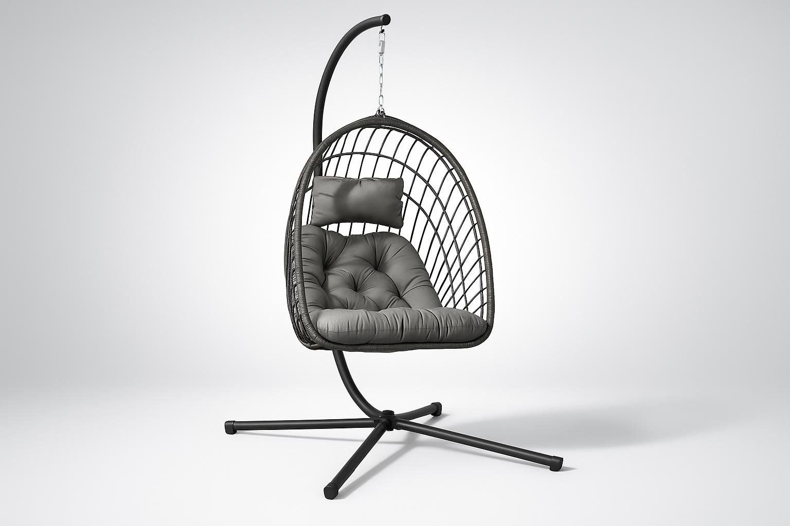 Poltrona sospesa Outsunny in rattan, seduta da giardino super comoda ora a prezzo ribassato