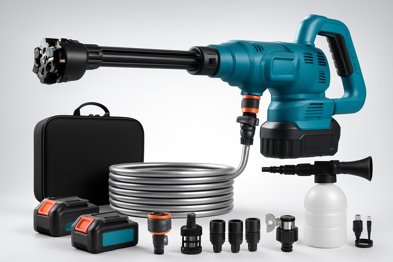 Idropulitrice a batteria portatile, la soluzione senza fili per lavare auto e giardino ora a prezzo ribassato