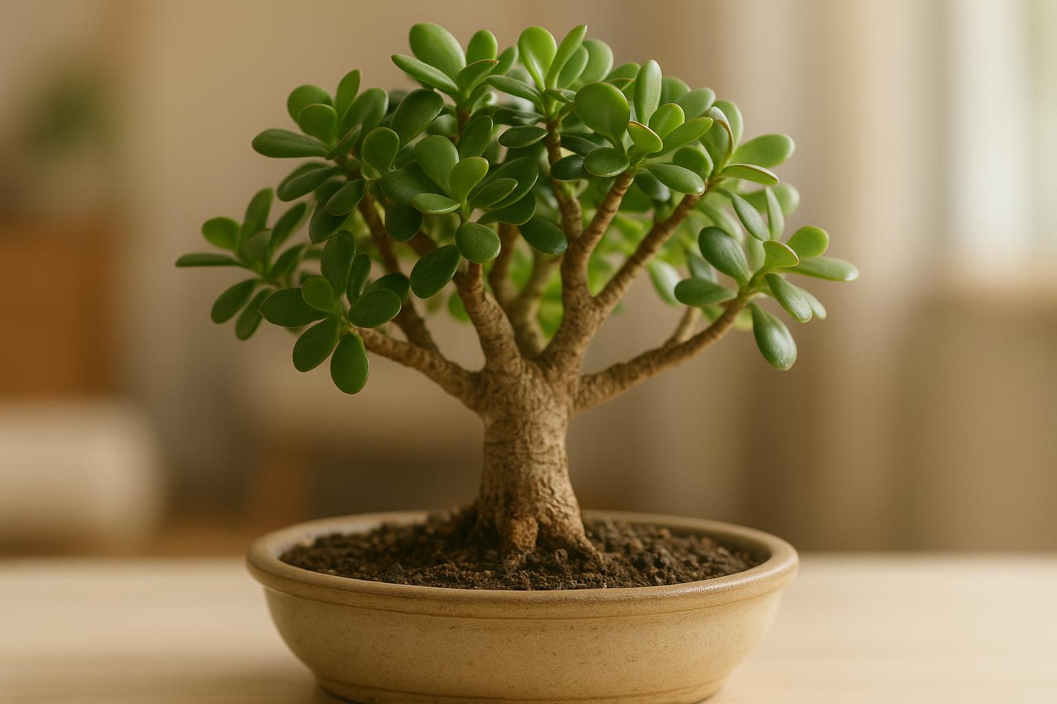 Crassula ovata a bonsai: tecniche di potatura e impostazione per una succulenta ad albero