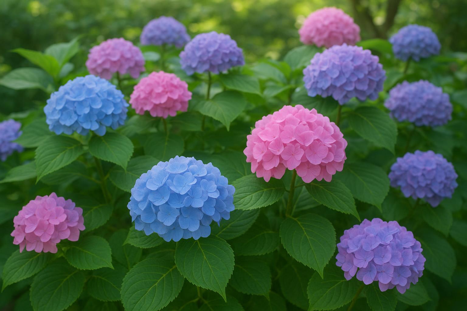 Ortensie macrophylla in primavera: come stimolare boccioli grandi e colori intensi