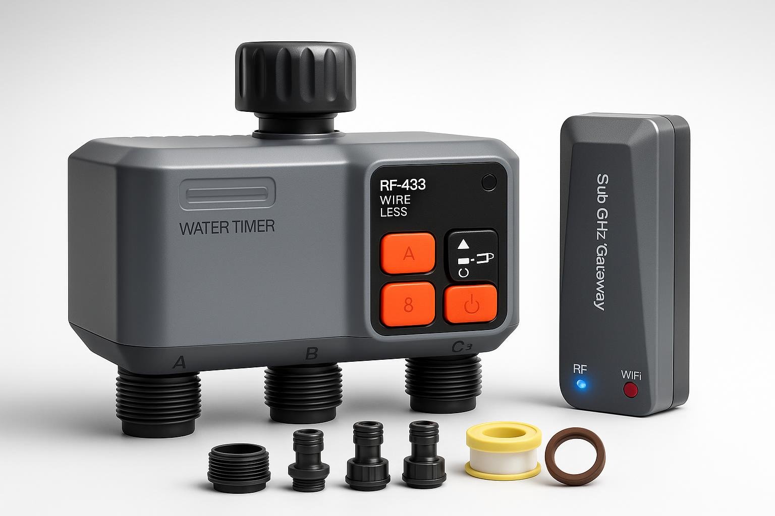 Timer irrigazione WiFi 3 vie johgee, automatizzare l’acqua in giardino con lo smartphone