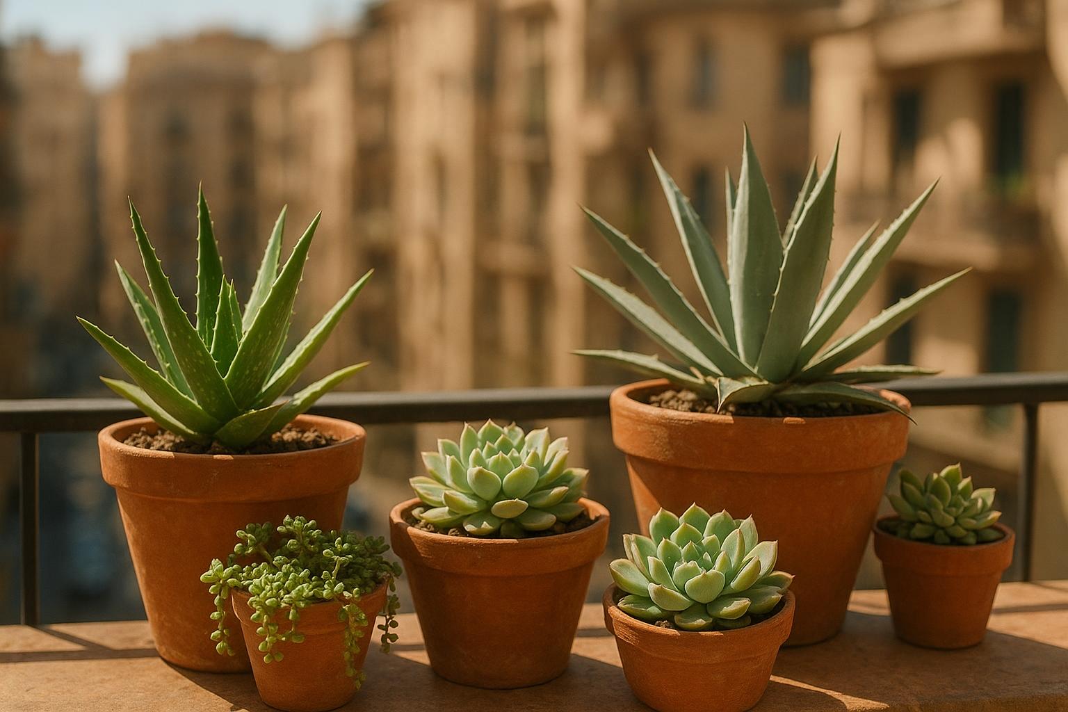 Piante grasse da balcone in città: 7 succulente che resistono al caldo, al vento e allo smog