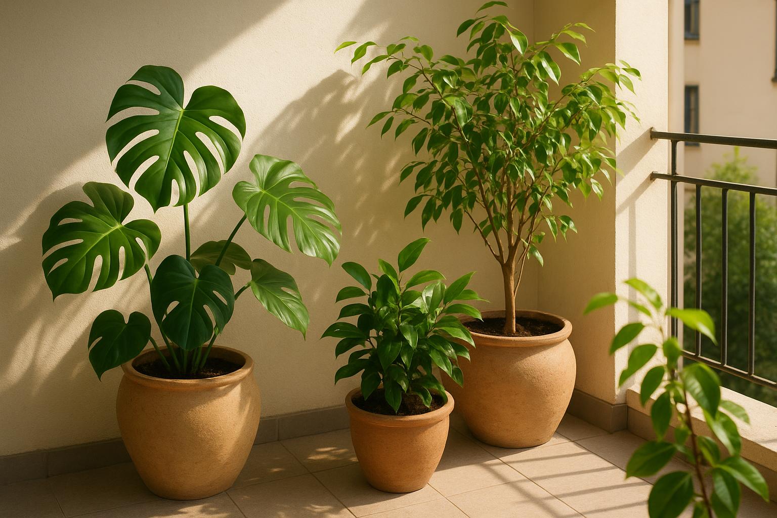 Piante da interno che amano il balcone estivo: come abituare monstera, ficus e co. alla vita all’aperto