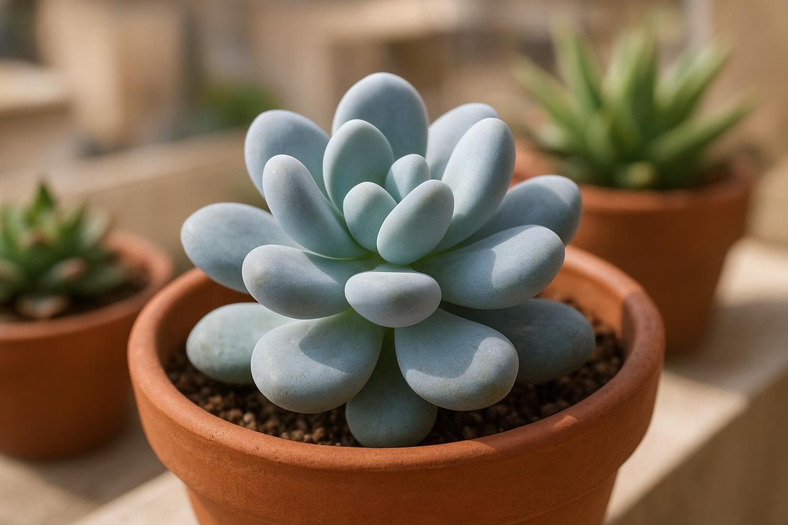Pachyphytum in vaso: come coltivare le succulente dalle foglie carnose e polverose