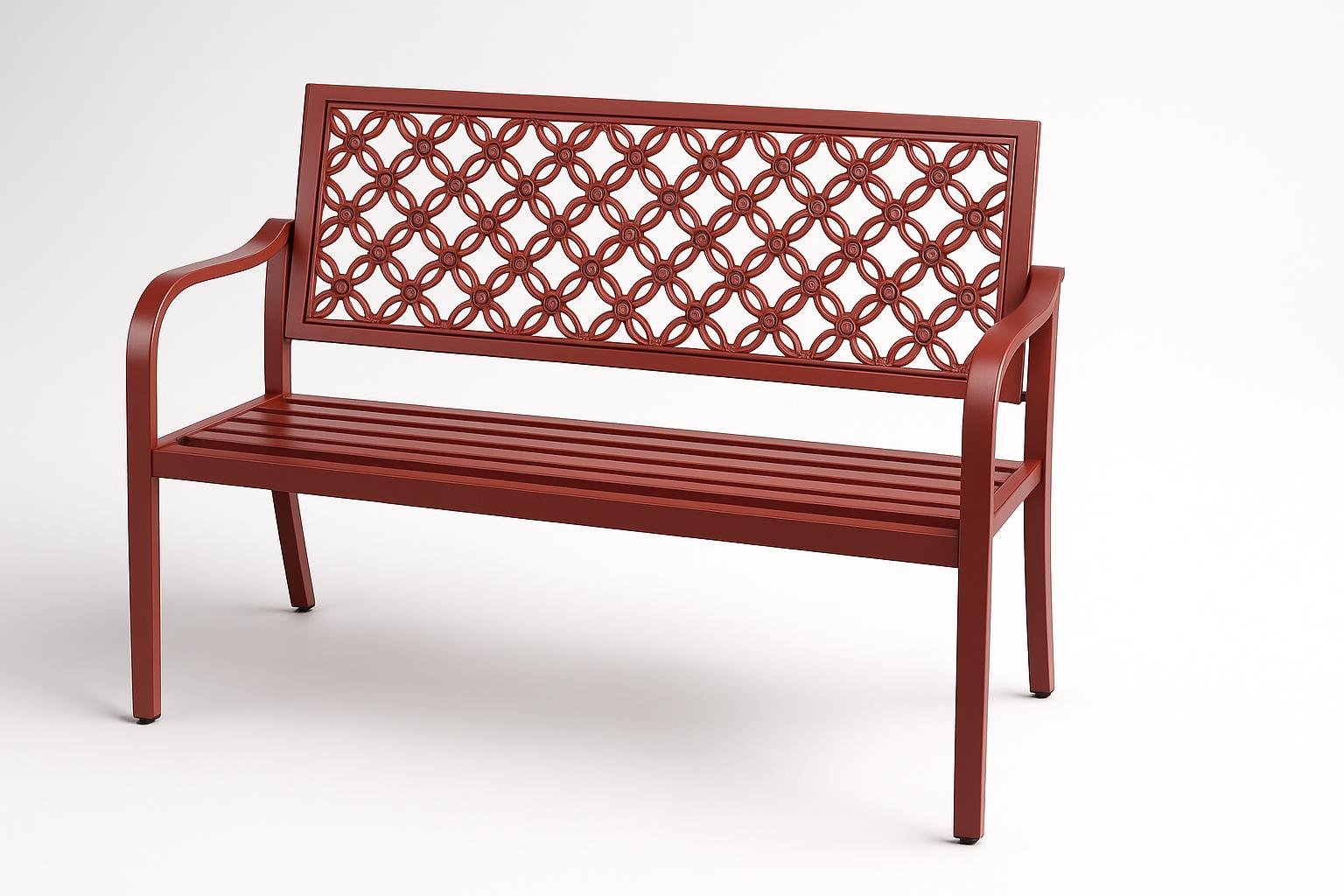 Panchine da giardino in metallo colorato: idee per arredare angoli relax moderni a maggio
