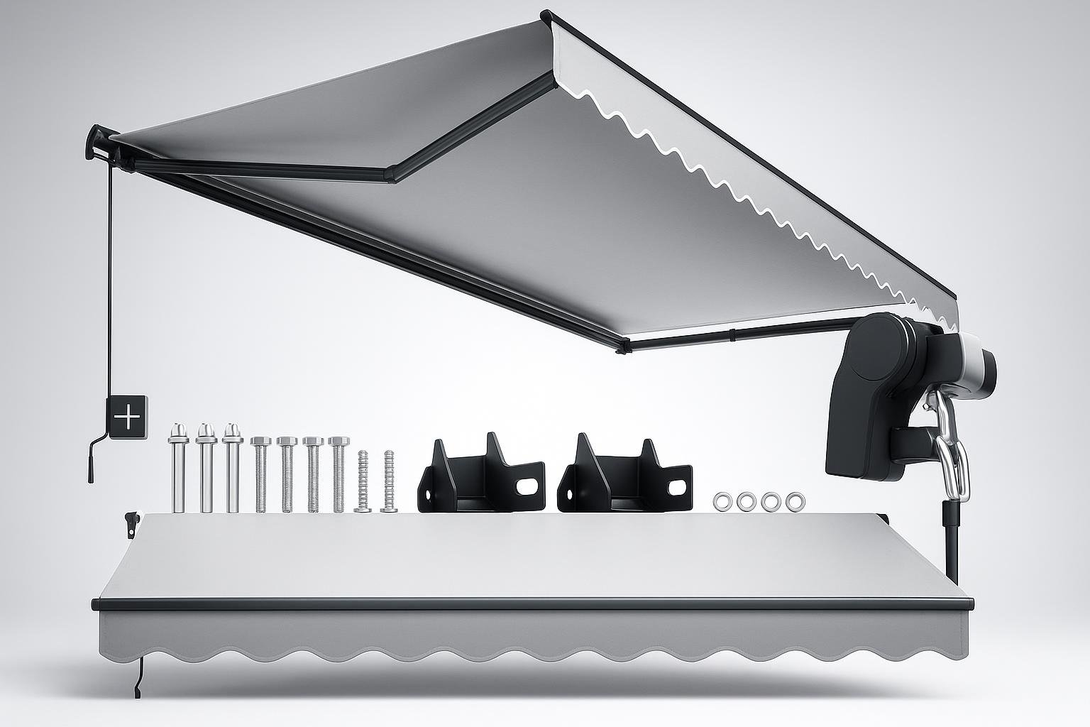 Tenda da sole tectake 300x250 cm: bracci estensibili e protezione UV in forte sconto su Amazon