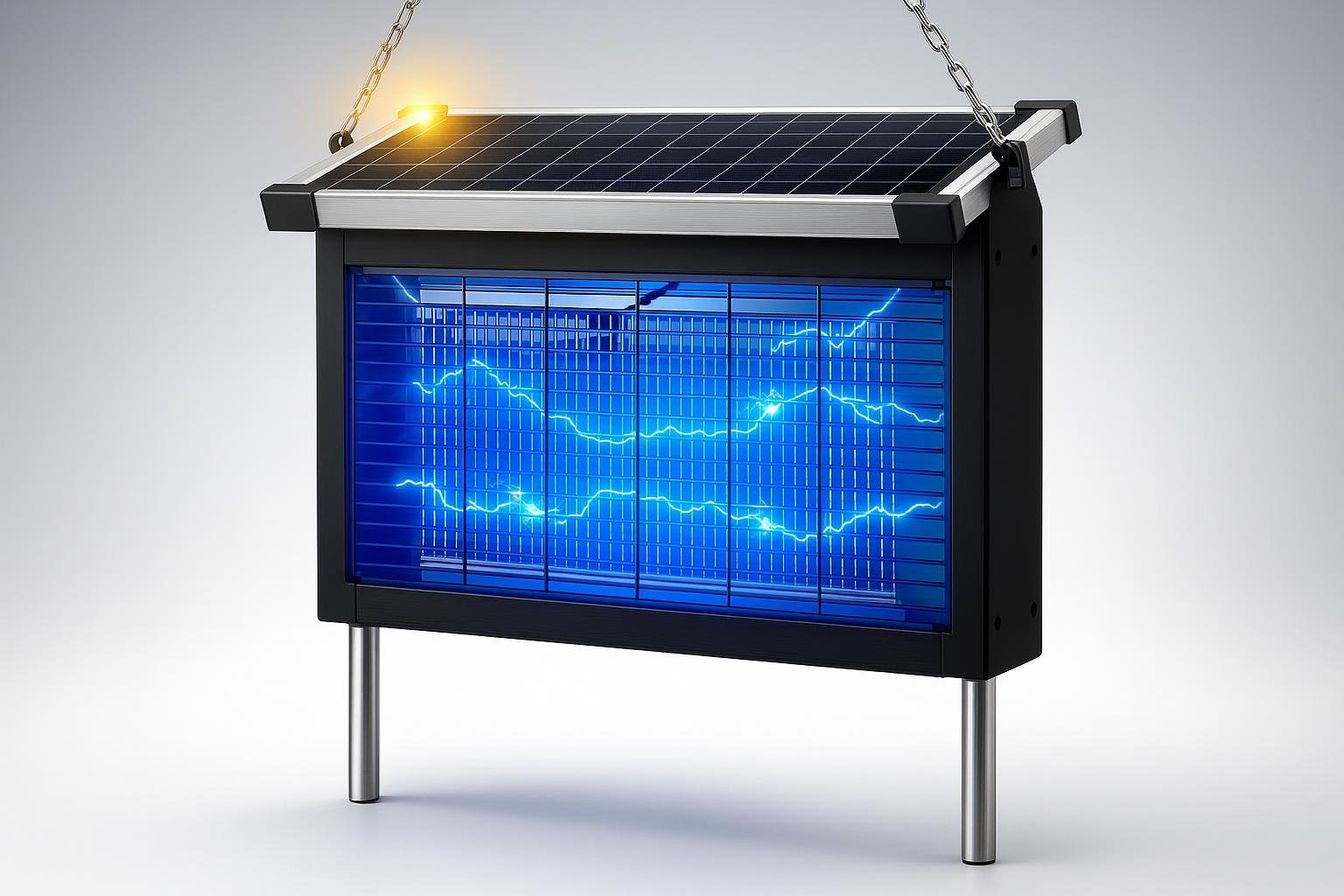 Lampada antizanzare solare Anysun, prezzo al ribasso su Amazon per serate in giardino senza insetti