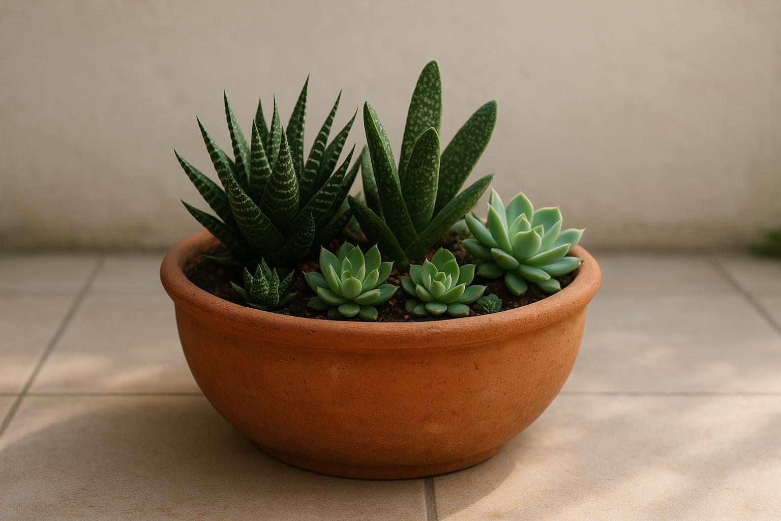 Succulente che amano la mezz’ombra estiva: piante grasse perfette per terrazzi esposti a est o nord