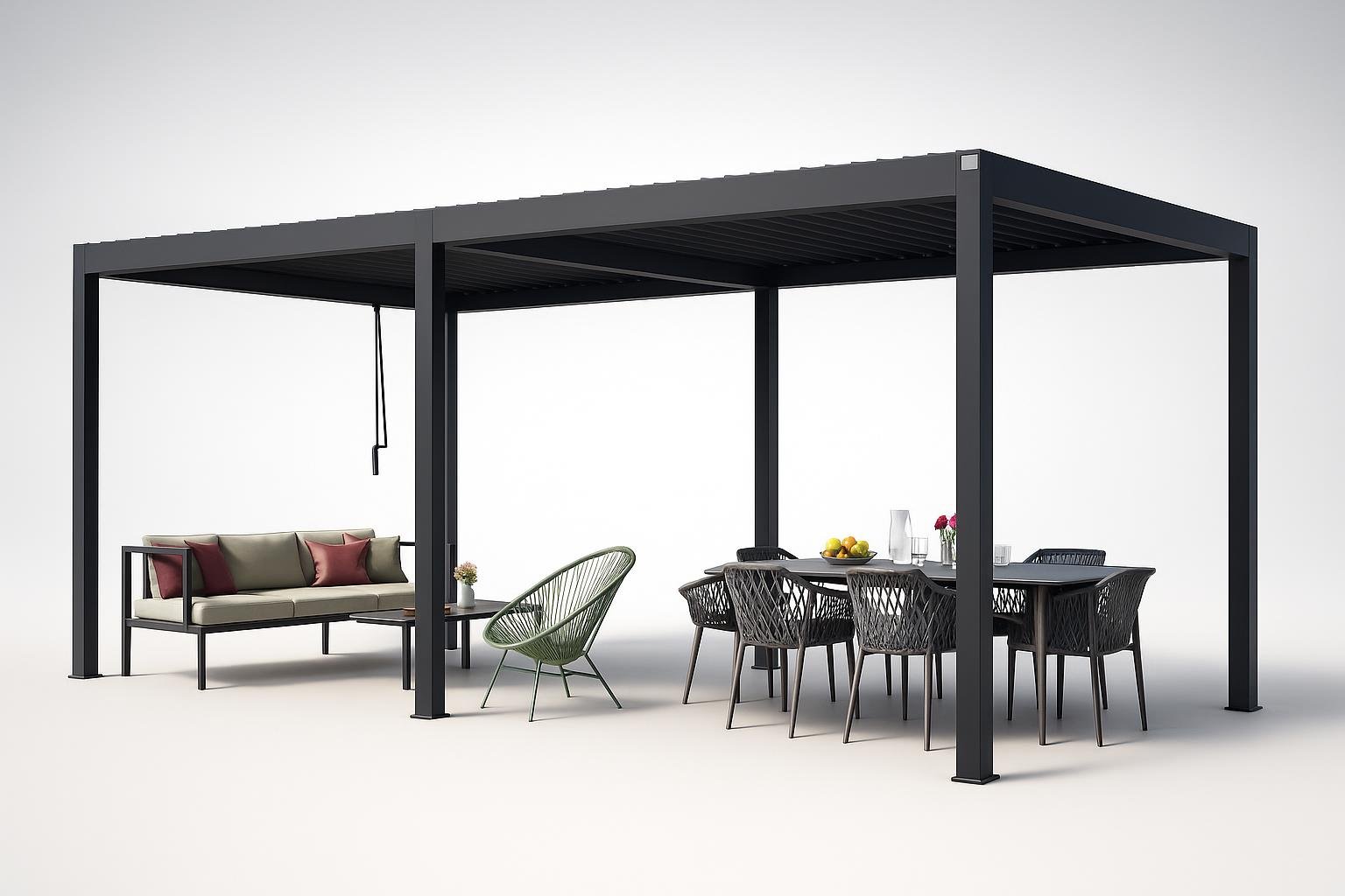 PRIMEYARD pergola 3×6 m in alluminio, il gazebo da giardino ideale in offerta su Amazon