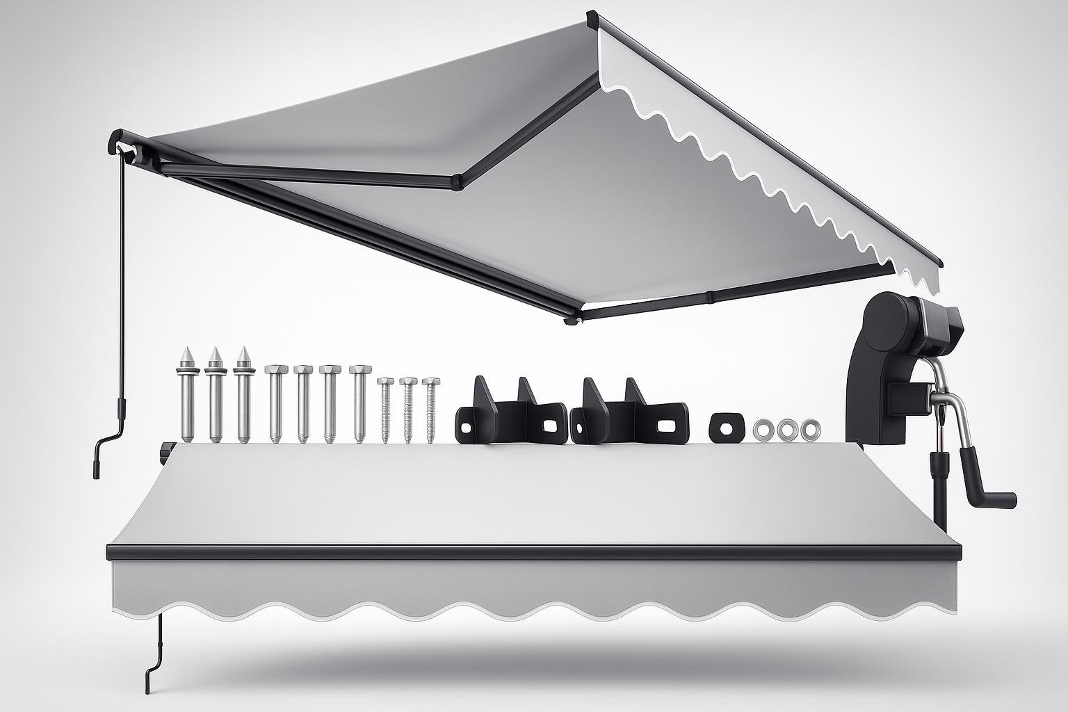 Tenda da sole tectake avvolgibile, ombra immediata per balcone e terrazzo in promozione su Amazon