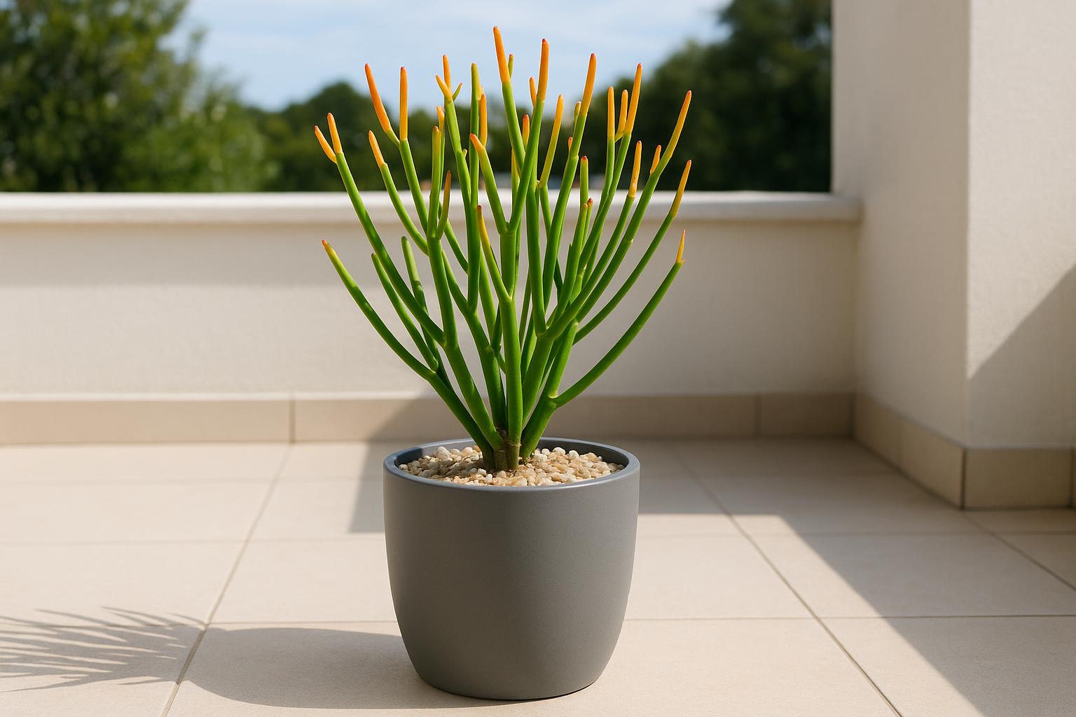 Euphorbia tirucalli (matita di fuoco): come coltivare la pianta grassa scultorea in vaso