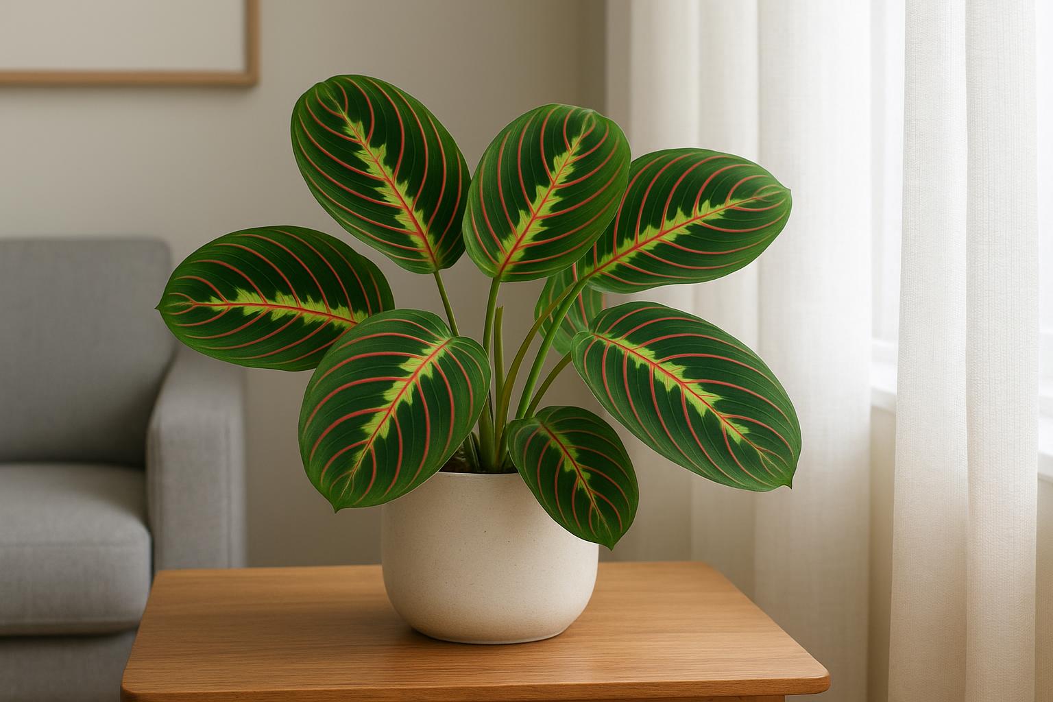 Maranta leuconeura in casa: come ottenere foglie sane e colori intensi in estate