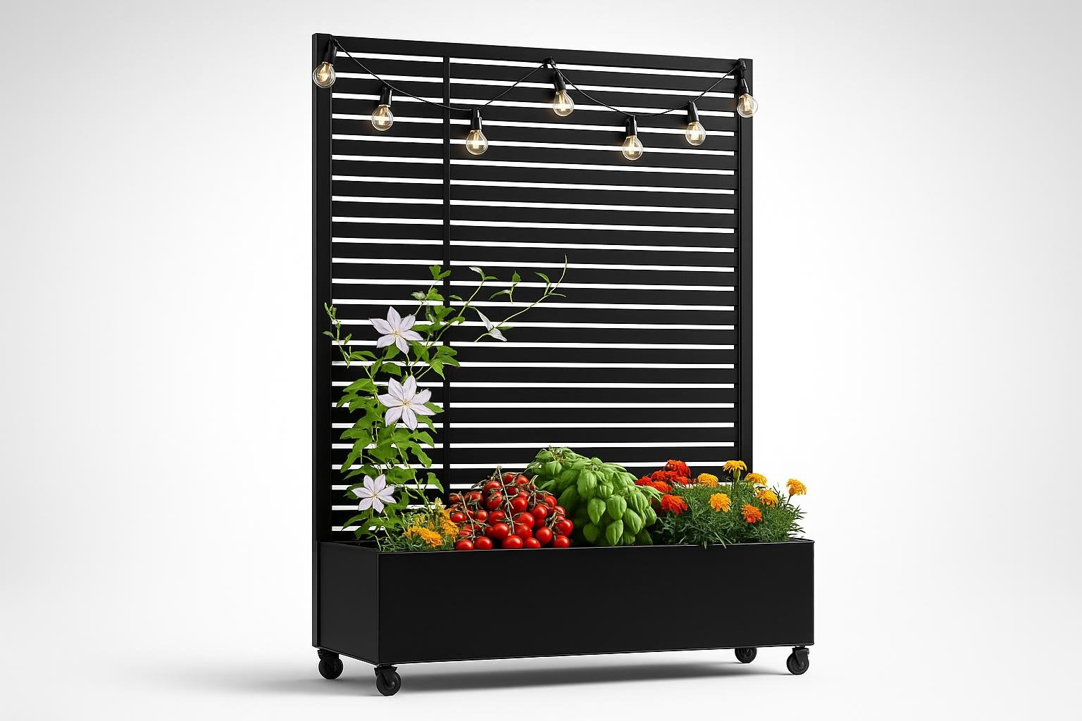 Orto rialzato in metallo TinFrey con grigliato, l’offerta Amazon per creare un mini orto verticale sul balcone