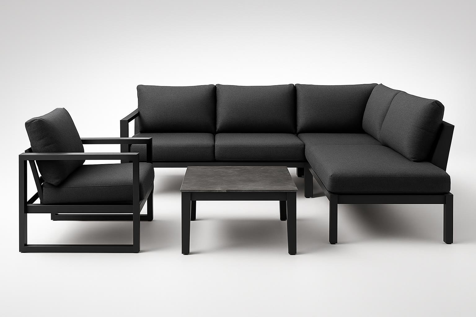 Set di mobili da giardino Yrxin, divano ad angolo in ferro zincato: comfort da salotto all’aperto con super prezzo Amazon