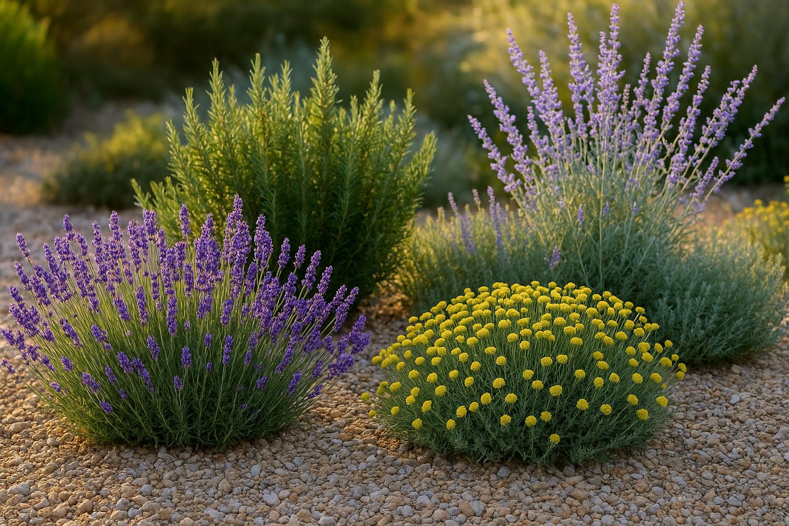 Perenni mediterranee resistenti alla siccità da piantare a maggio per bordure estive senza stress