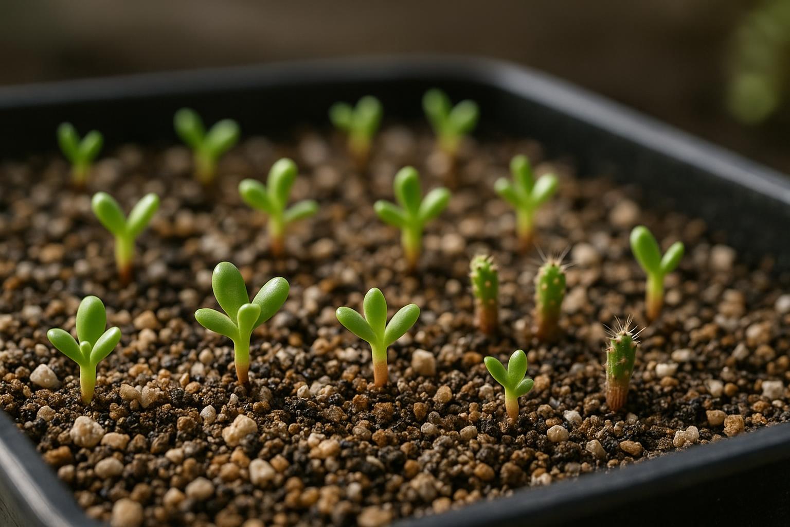 Piante grasse da seme: guida per iniziare una mini coltivazione in primavera avanzata