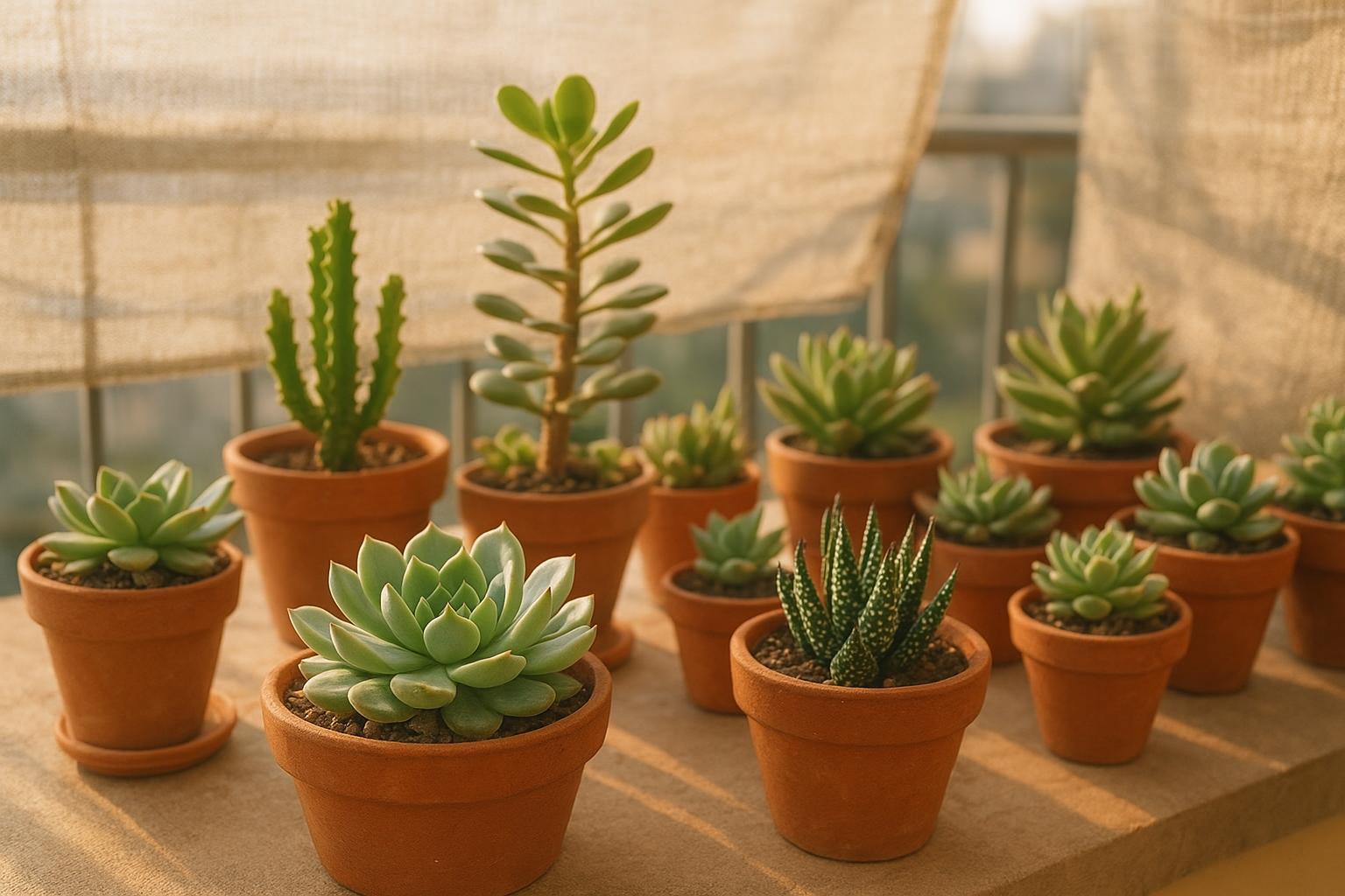 Piante grasse sul balcone in primavera: come abituarle al sole senza scottature