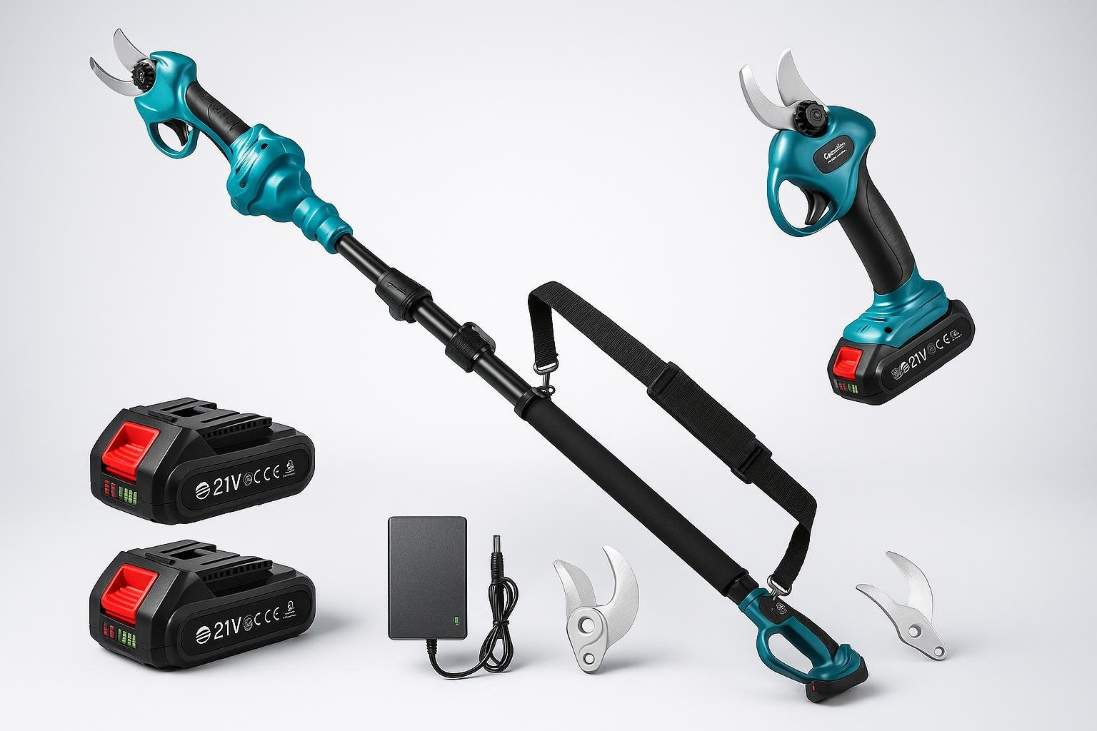 Forbici da potatura elettriche SEESII con asta telescopica, occasione interessante su Amazon per chi pota in altezza