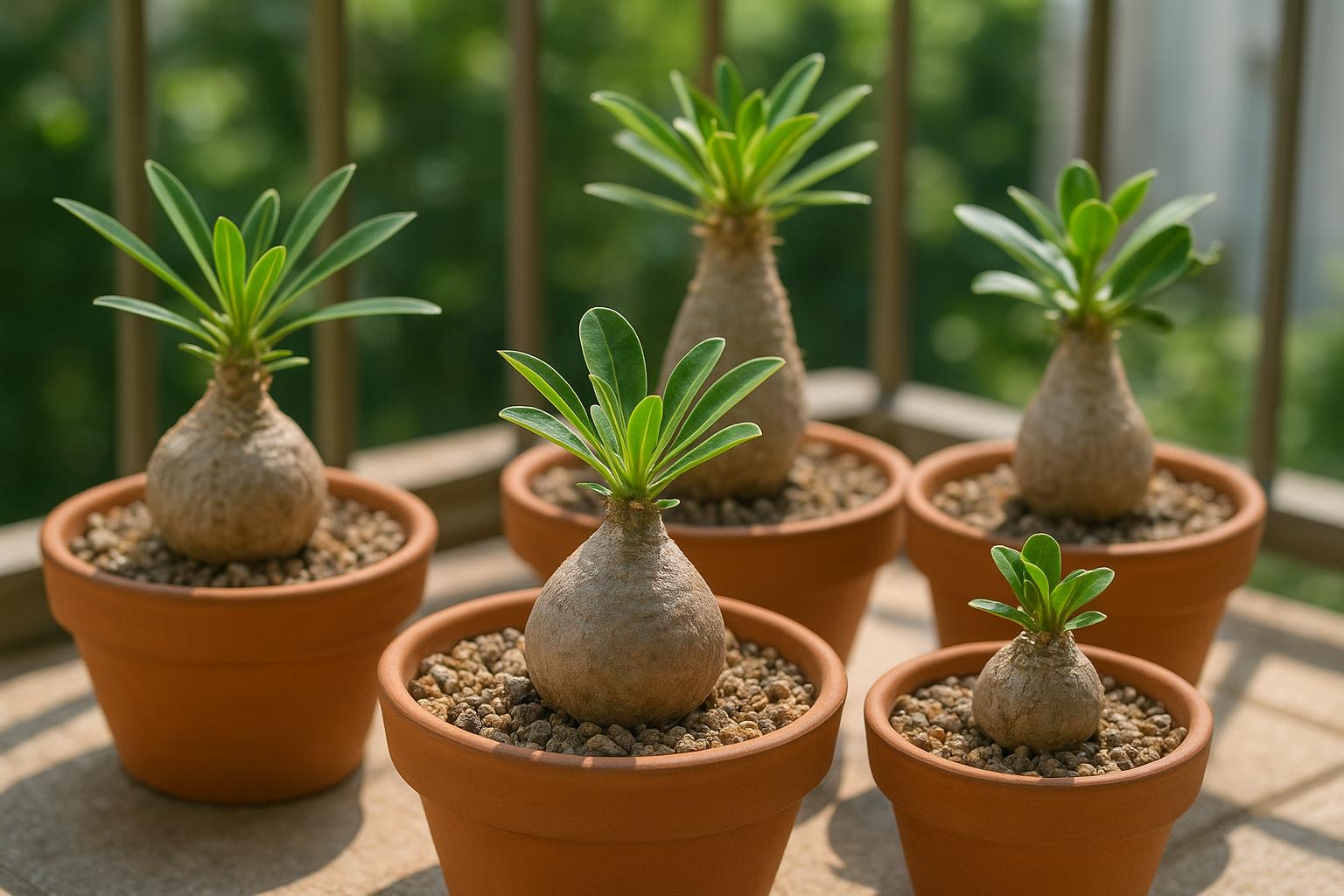 Piante grasse caudiciformi in estate: come coltivare all’aperto le succulente dal fusto ingrossato