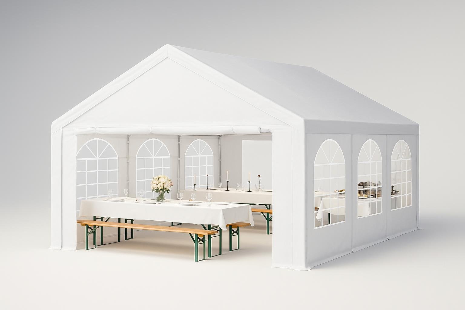 Tendone per feste 4×6 m Gazebo party in offerta su Amazon: ombra e riparo per il tuo giardino