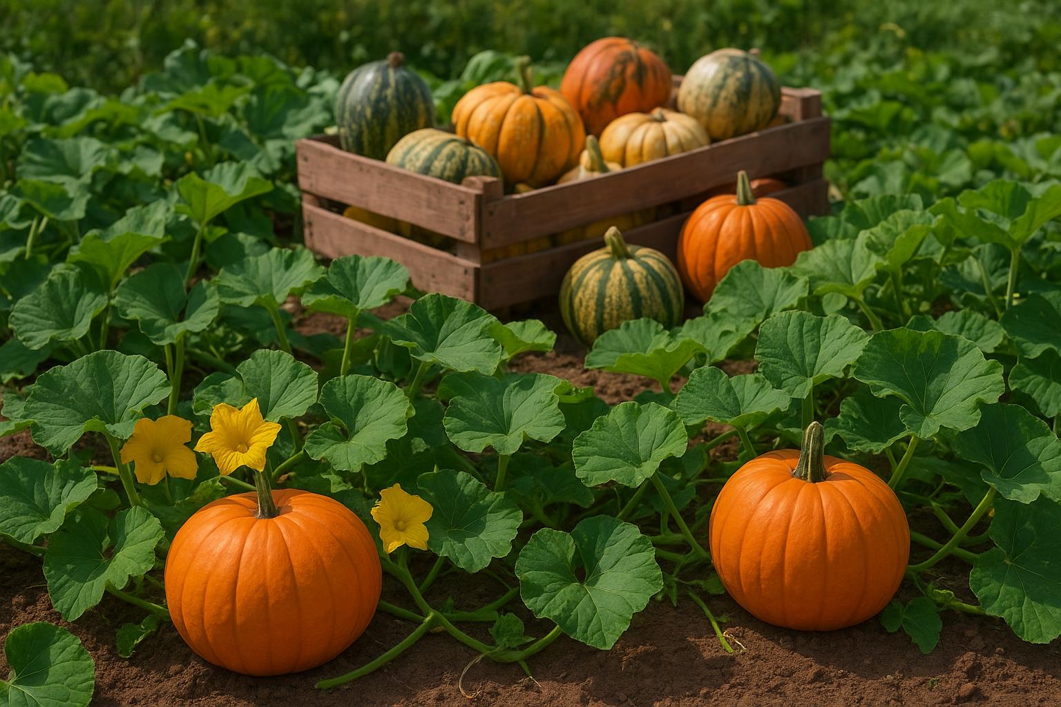 Orto di giugno: come impostare un’aiuola di zucche decorative per l’autunno