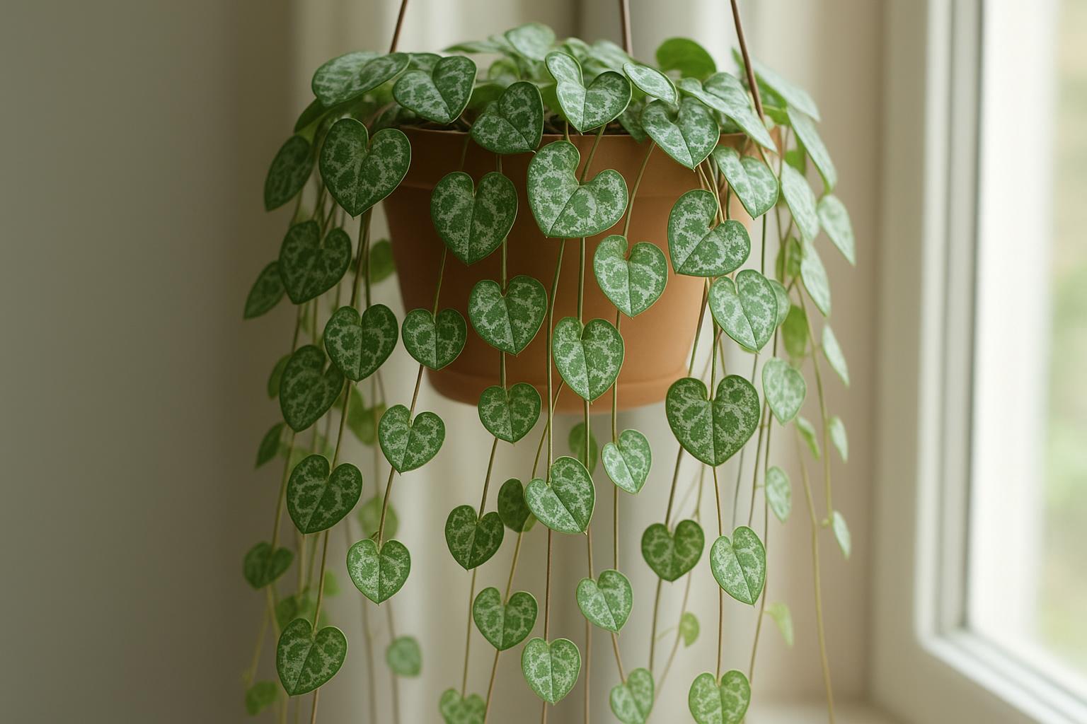 Ceropegia woodii (string of hearts): come coltivare la pianta da interno più romantica
