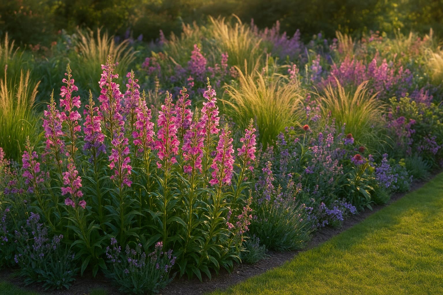 Penstemon da bordura: fioriture estive instancabili per aiuole colorate e facili