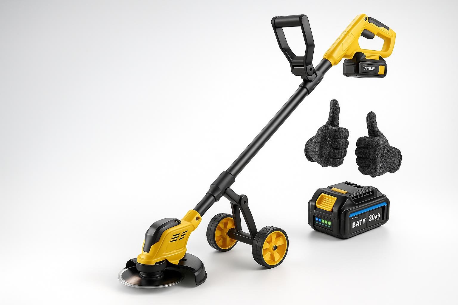 Decespugliatore a batteria 4 in 1, il tuttofare leggero per prati e bordure di casa
