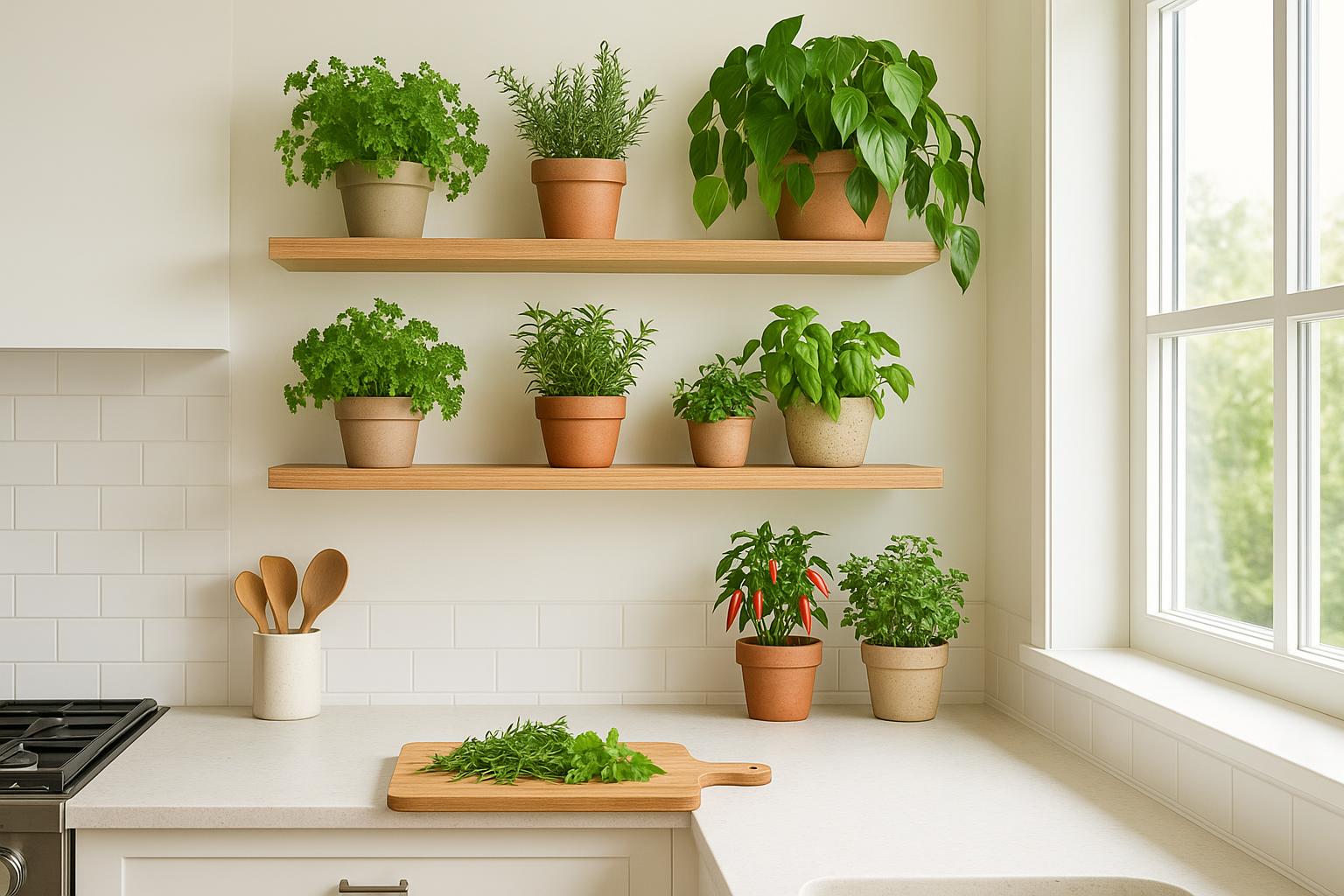 Un angolo jungle in cucina: piante da interno decorative e commestibili da coltivare tutto l’anno