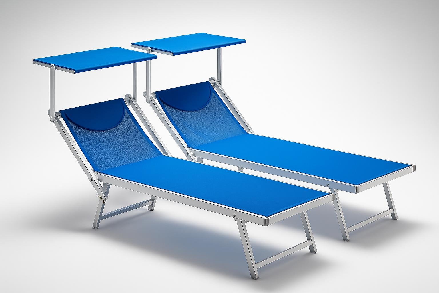 Lettini prendisole pieghevoli GOVITA, la coppia perfetta per rilassarsi in giardino e in spiaggia