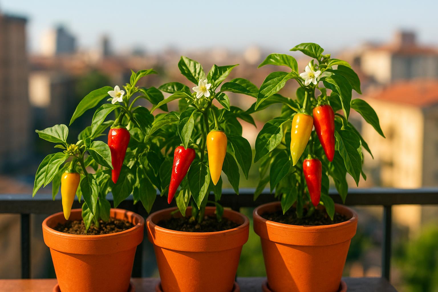 Coltivare peperoncino dolce italiano in vaso a inizio estate: guida per terrazzi e piccoli orti