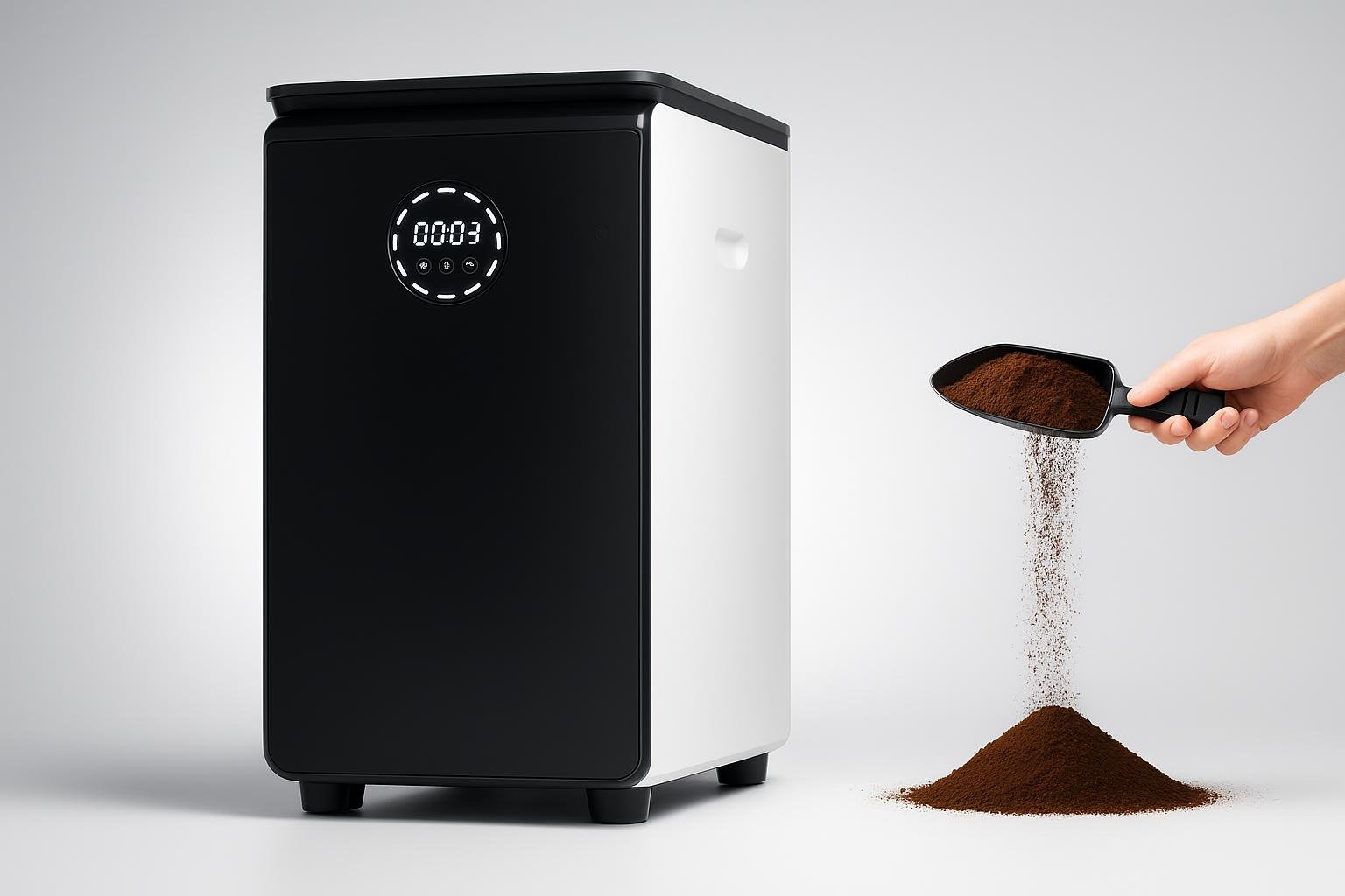 Composter elettrico da 19 litri per cucina, il bidone smart che trasforma gli scarti in fertilizzante in offerta