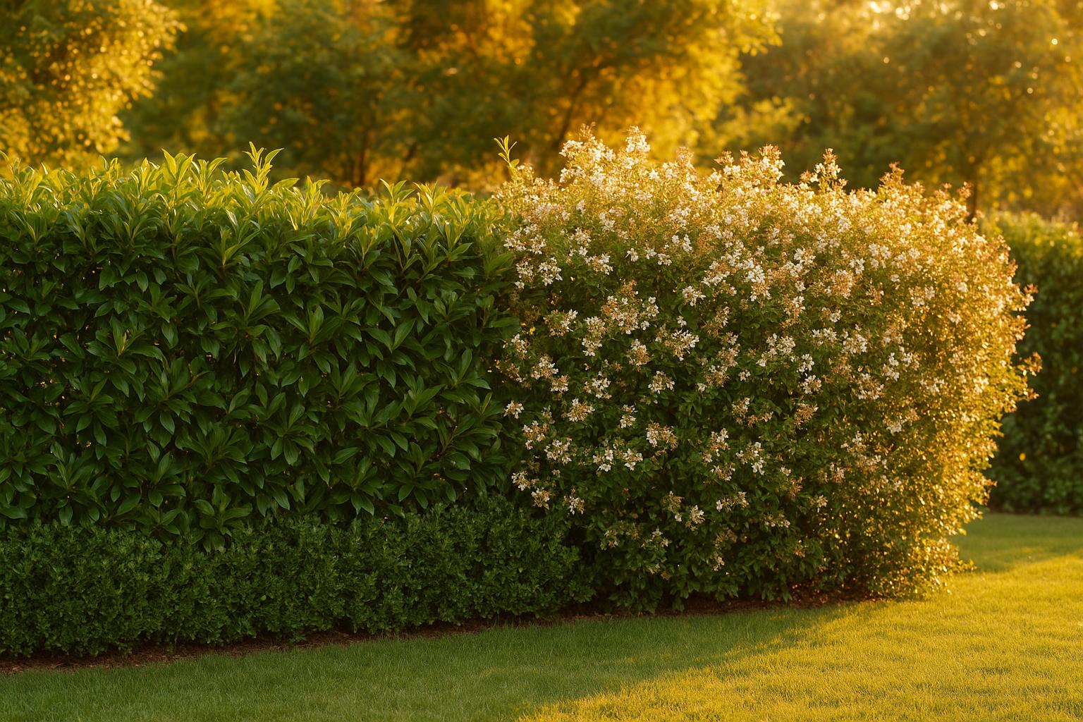 Piante da siepe estive a crescita moderata: 6 specie per delimitare il giardino senza potature continue