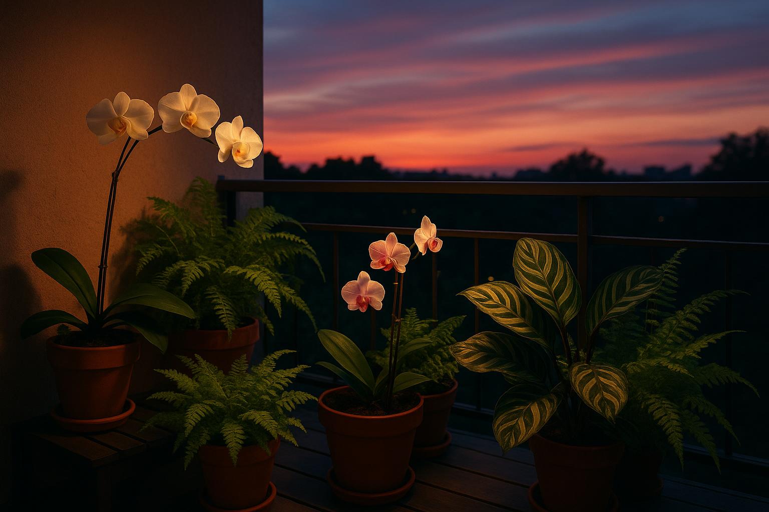 Piante da interno che amano il balcone notturno: quali specie spostare fuori solo la sera in estate