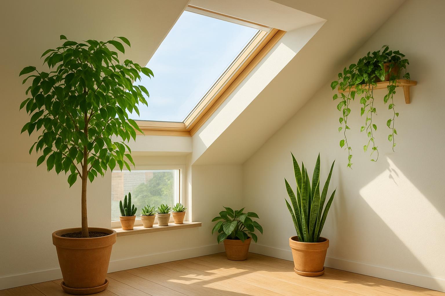 Piante da interno per mansarde estive: 9 specie che amano luce intensa e caldo moderato